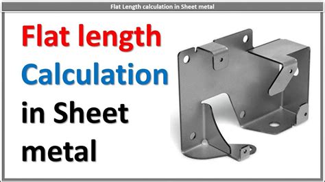 flat length of sheet metal|flat sheet to cylinder calculator.